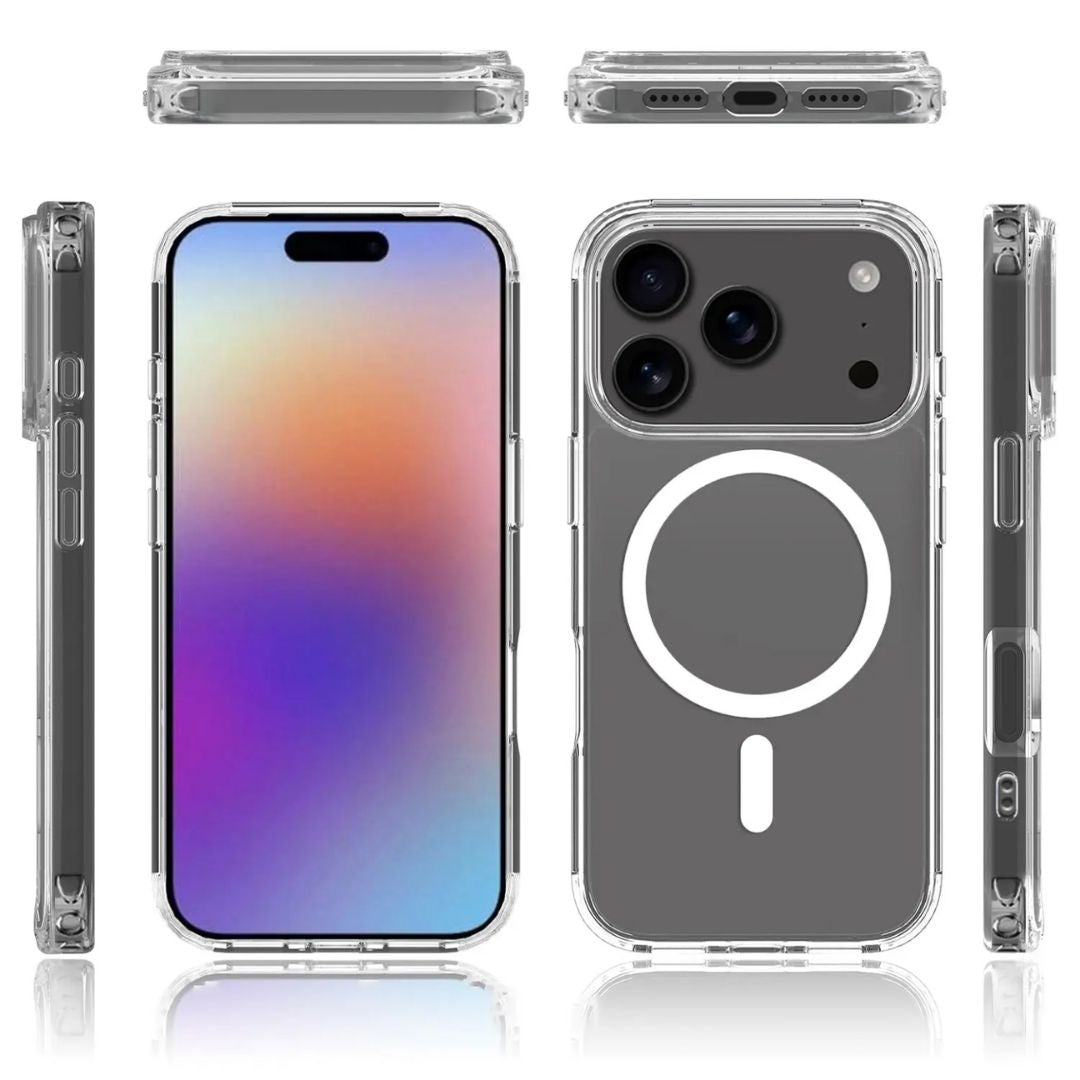 MagSafe Anti Yellow Clear Case For iPhone 17 Pro